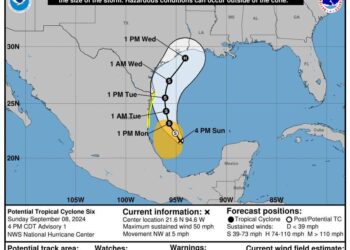 Emiten alerta por potencial ciclón tropical en las costas de Tamaulipas; enfila a EU