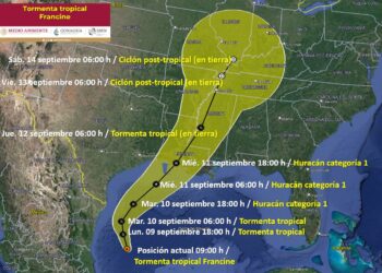‘Francine’ trae lluvias extraordinarias a norte de Tamaulipas; tocará tierra en Luisiana como huracán I