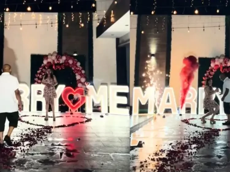 Regia le propone matrimonio a su novio y video se viraliza