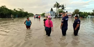 Lluvias causan inundaciones en San Fernando