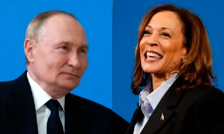 Vladimir Putin ironiza sobre el respaldo a Kamala Harris