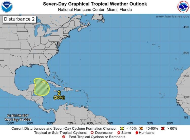 Alertan por formación de posible ciclón