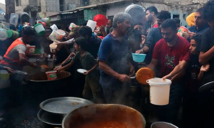 Guerra en Gaza afecta distribución de comidas por la ONU