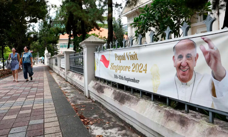 El papa se reunirá con autoridades y fieles en Singapur