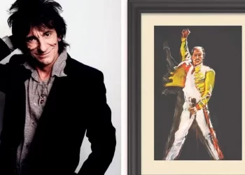 Retrato de Freddie Mercury por Ronnie Wood ya está a la venta