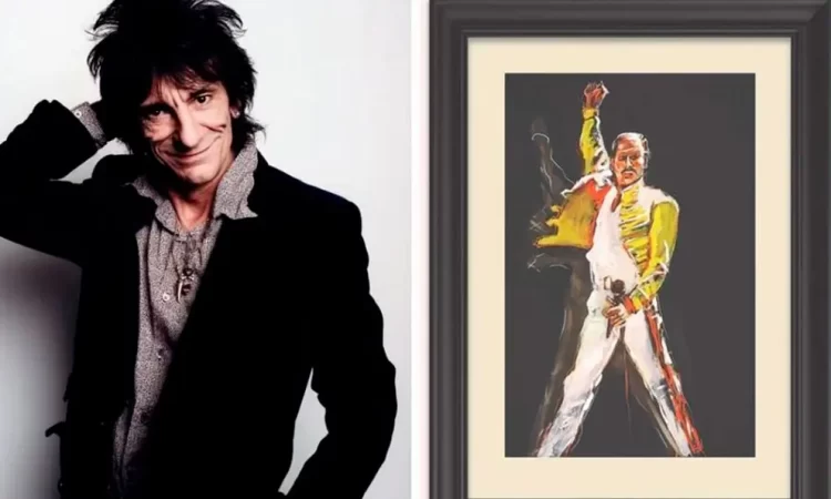 Retrato de Freddie Mercury por Ronnie Wood ya está a la venta