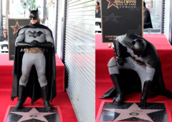 Batman recibe su estrella en el Paseo de la Fama de Hollywood