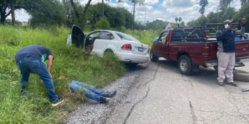 Choque frente al Hotel Las Fuentes de Cd. Victoria deja cuatro heridos