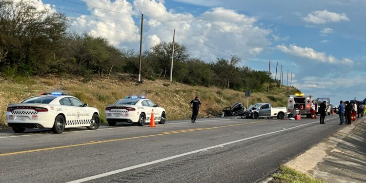 Carreterazo deja 2 muertos y 5 heridos en ruta Cd. Victoria-Tampico