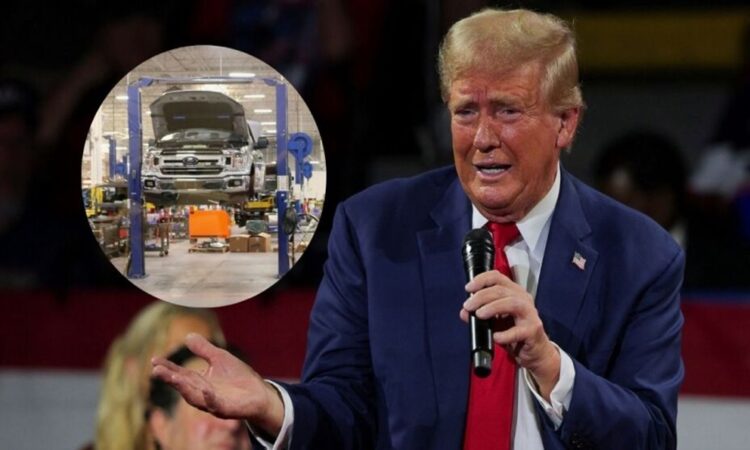 Trump amenaza con aranceles del 100 % a autos que lleguen de México