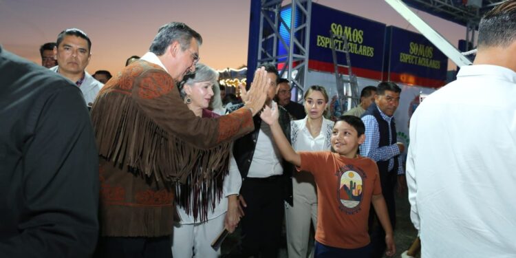 Inauguran Américo Villarreal, gabinete, alcaldes y diputados la Feria Tamaulipas 2024