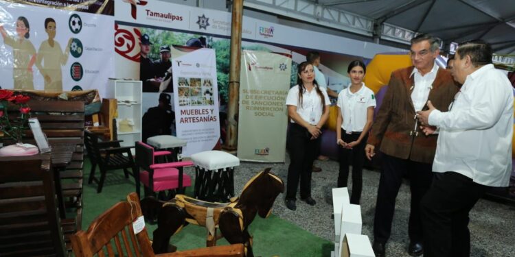 Inauguran Américo Villarreal, gabinete, alcaldes y diputados la Feria Tamaulipas 2024