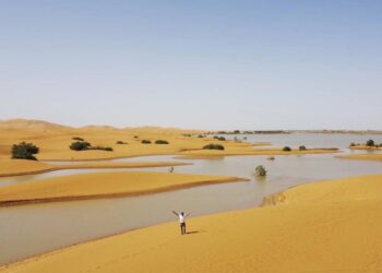 Cambio Climático: Lluvias inundan el desierto del Sahara por primera vez en más de 50 años.