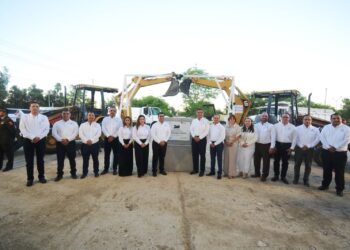 Coloca Américo Villarreal primera piedra de la nueva Ciudad Judicial en Cd. Victoria