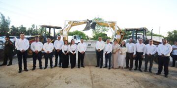 Coloca Américo Villarreal primera piedra de la nueva Ciudad Judicial en Cd. Victoria