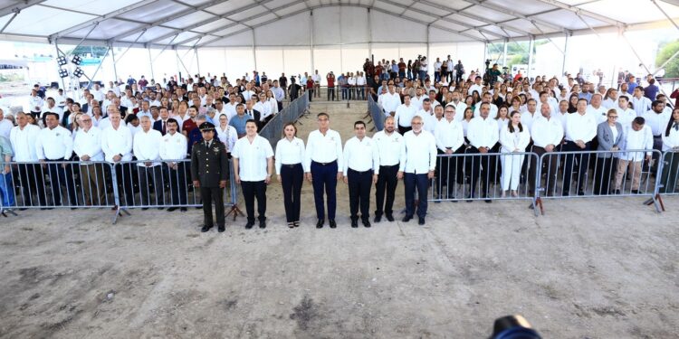 Coloca Américo Villarreal primera piedra de la nueva Ciudad Judicial en Cd. Victoria