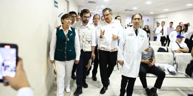 Supervisan Director de IMSS-Bienestar y Américo Villarreal avances en nuevos hospitales de Madero y Tampico