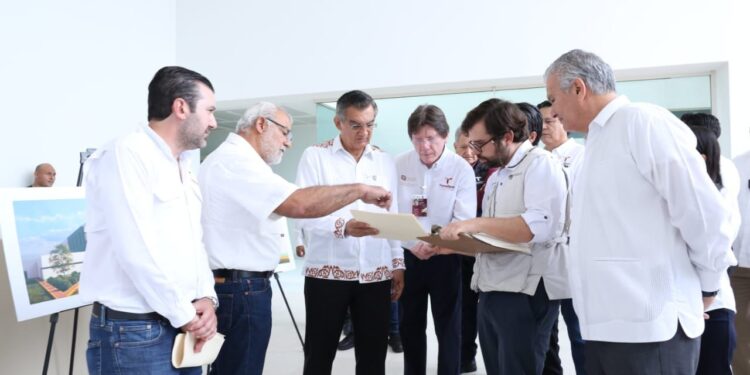 Supervisan Director de IMSS-Bienestar y Américo Villarreal avances en nuevos hospitales de Madero y Tampico
