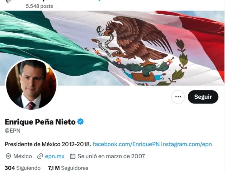 Enrique Peña Nieto reaparece en redes sociales con mensaje a Claudia Sheinbaum