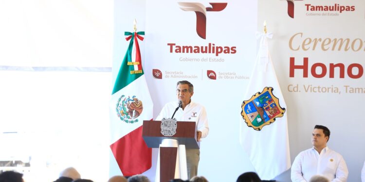 Inaugura Américo Villarreal rehabilitación del Águila del Parque Bicentenario en Cd. Victoria