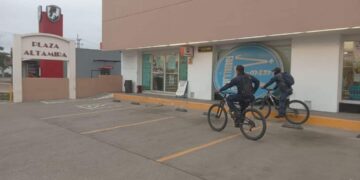 Brigada ciclista de la Guardia Estatal vigilan zonas peatonales, comerciales y turísticas de Tampico