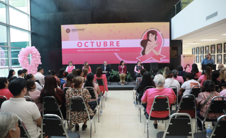 Realizan taller de capacitación para detección de cáncer de mama en el Poder Legislativo