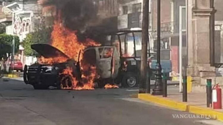 Explota segundo coche bomba en Guanajuato; ahora en Jerécuaro