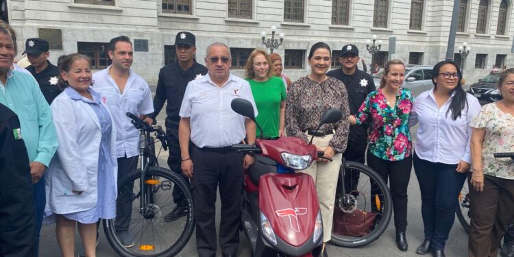 Recibe Guardia Estatal motocicletas y bicicletas para reforzar seguridad en Tampico