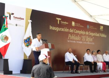 Inaugura Américo Villarreal Complejo de Seguridad Pública en San Fernando, Tamaulipas