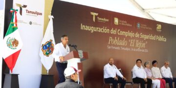 Inaugura Américo Villarreal Complejo de Seguridad Pública en San Fernando, Tamaulipas