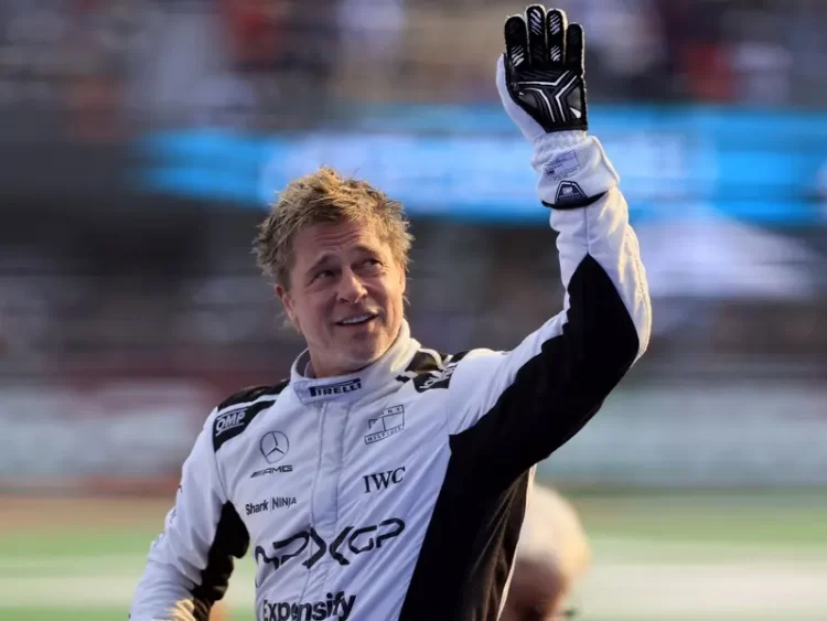 Brad Pitt aparece de sorpresa en GP de México y roba suspiros