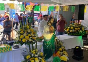 Locatarios del Mercado Argüelles ofrecen misa por el Día de San Judas Tadeo
