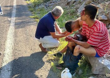 Dos motociclistas heridos al chocar en vieja carretera Victoria-Jaumave