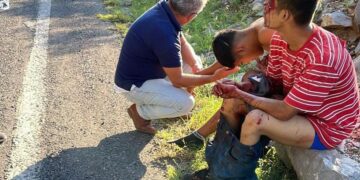 Dos motociclistas heridos al chocar en vieja carretera Victoria-Jaumave