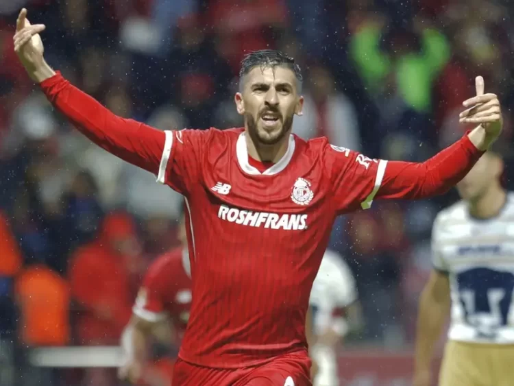 Toluca rescata empate tras gol tempranero de Pumas