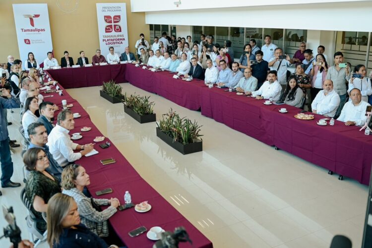 Presentan ante alcaldes y empresarios estrategia “Tamaulipas, Plataforma Logística de México”