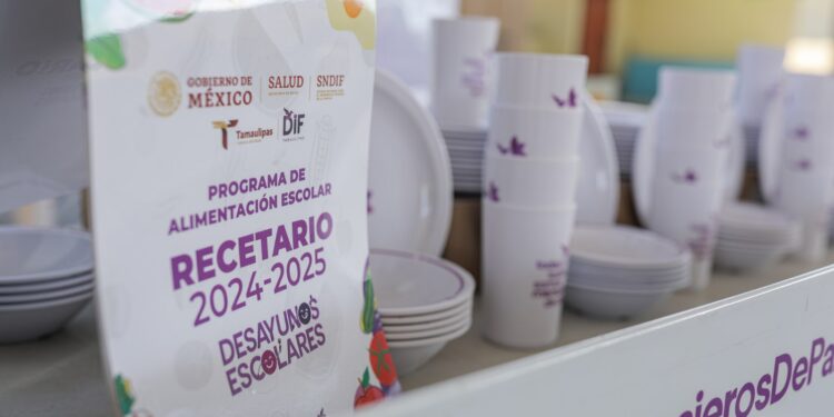 Equipa DIF Tamaulipas a desayunadores escolares y comedores comunitarios