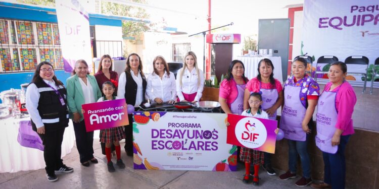 Equipa DIF Tamaulipas a desayunadores escolares y comedores comunitarios