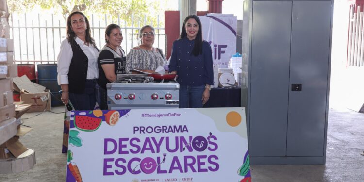 Equipa DIF Tamaulipas a desayunadores escolares y comedores comunitarios