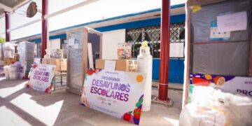 Equipa DIF Tamaulipas a desayunadores escolares y comedores comunitarios