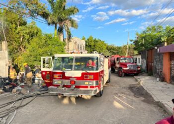 Se le incendia la casa a abuelito