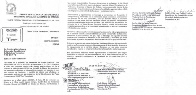 Agradecen Jubilados y Pensionados compromiso de AVA con la justicia y el bienestar