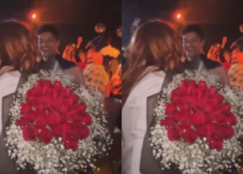 Paty Cantú recibe anillo de compromiso en celebración de sus 20 años de carrera