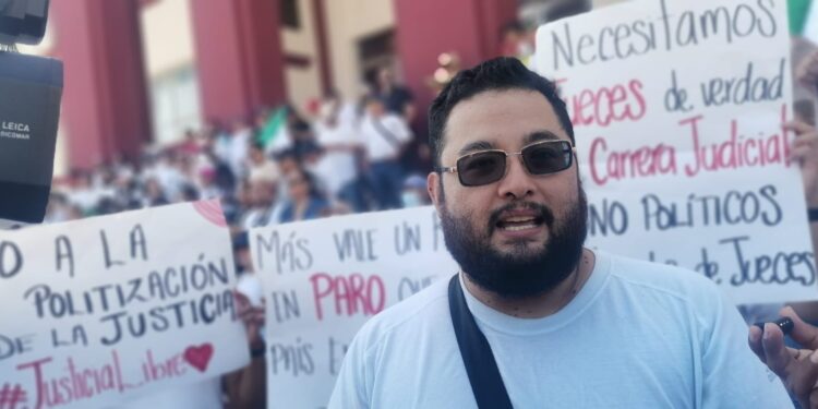 Mantienen protestas en Tamaulipas los empleados del Poder Judicial Federal