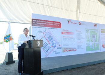 Arrana Américo Villarreal obras de planta potabilizadora II para mejorar abasto de agua a Victoria