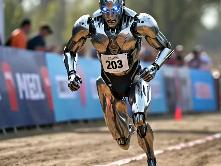 Robot termina medio maratón en China con “tiempazo”; es el primero en lograrlo
