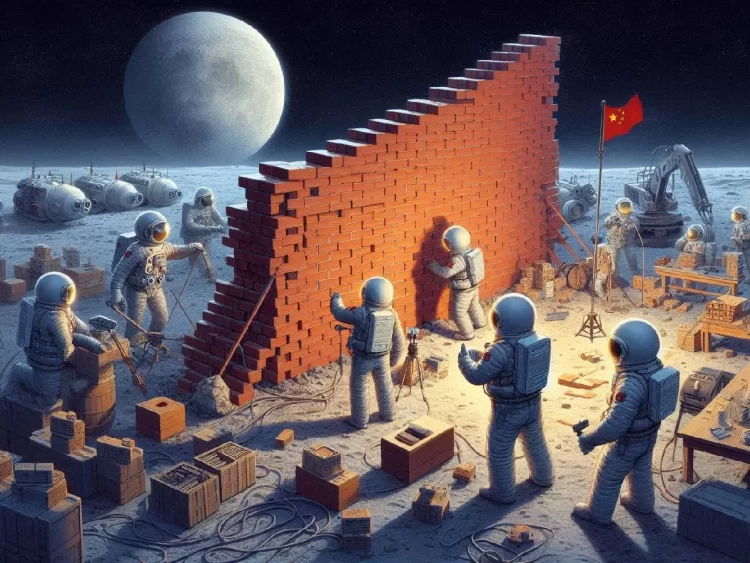 China busca construir una base en la Luna y estudia resistencia de ladrillos