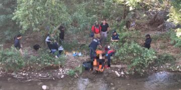 Rescatan cadáver de hombre del río San Marcos de Cd. Victoria