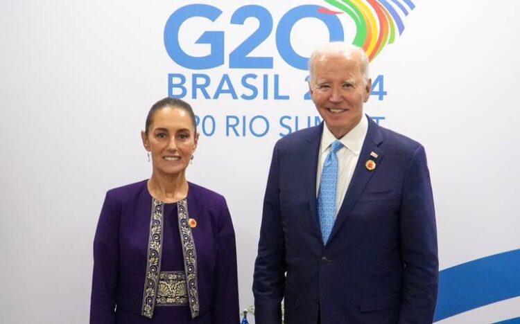 En el G20, Sheinbaum se reúne con Biden; “refrendamos la amistad” México-EU