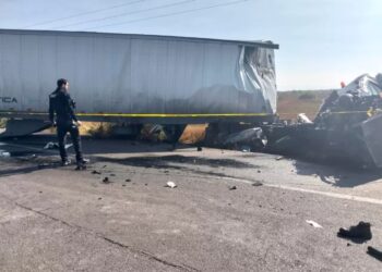 Un lesionado durante un choque carretero en Tula, Tamaulipas